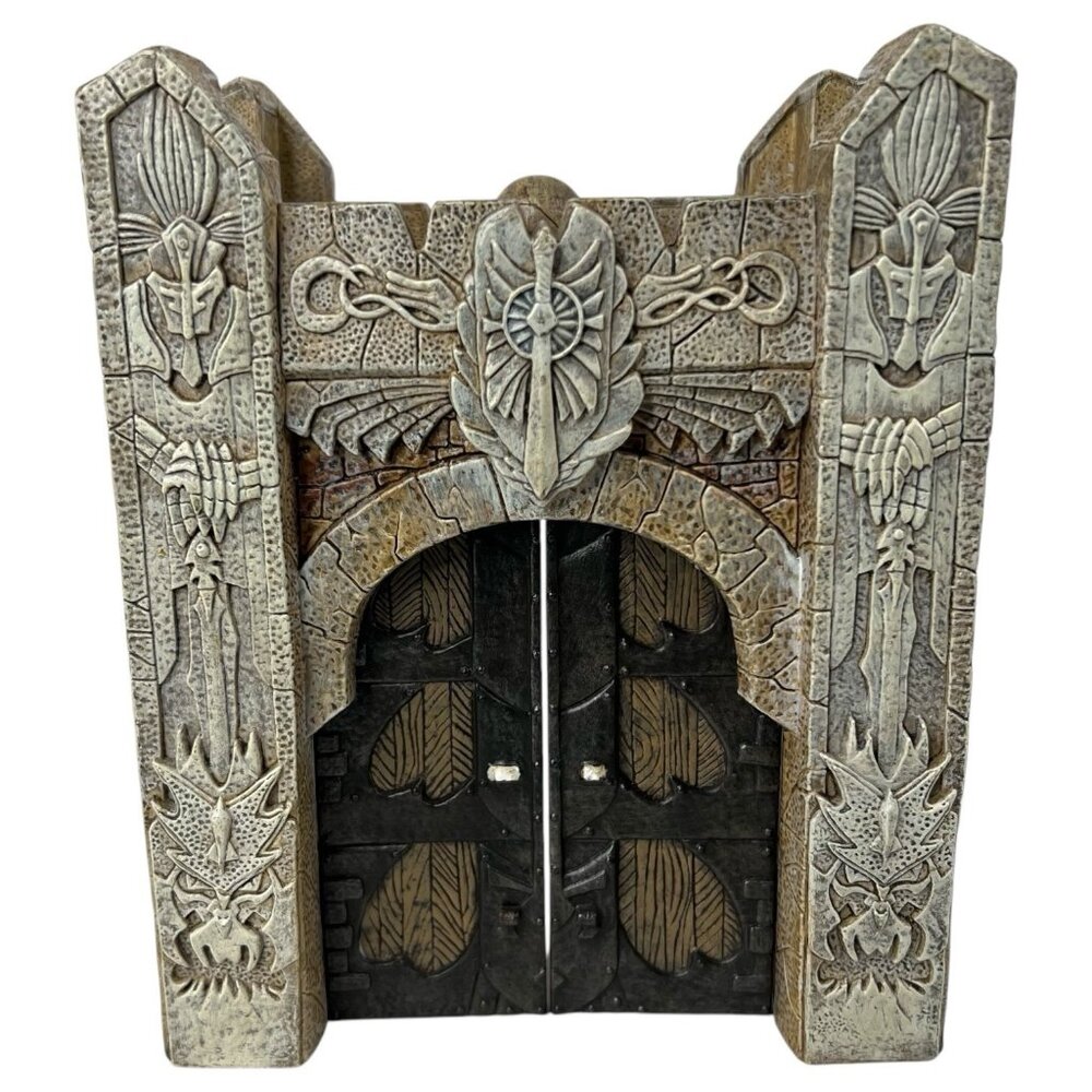 2002 Wizkids Mage Knight Castle Gatehouse RPG D&D Warhammer No Handles Rings